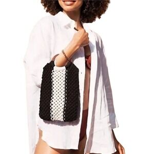 Laude The Label Gabby Macrame Handbag.